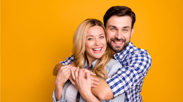 Casal grudento