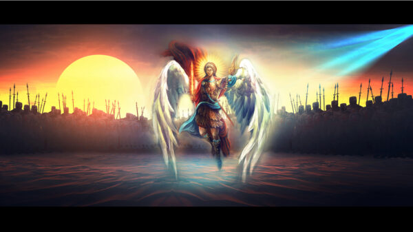 imagem do anjo Miguel