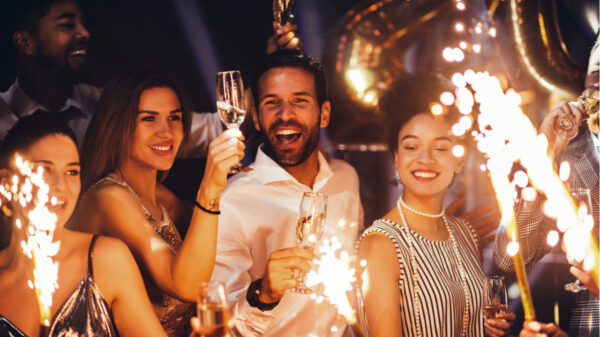 celebração de ano novo
