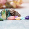Minerais de pedras preciosas. Pedras mágicas. Prática espiritual; conceito de equilíbrio de vida esotérico.