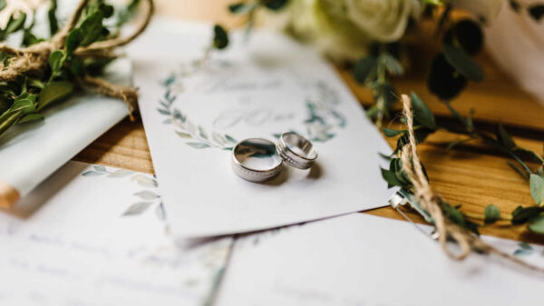 alianças de casamento