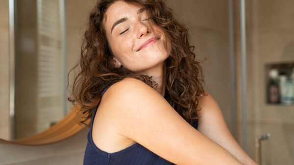 mulher feliz