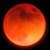 Eclipse lunar total em virgem