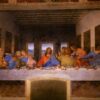 imagem do quadro da última ceia de Jesus Cristo e seus apóstolos